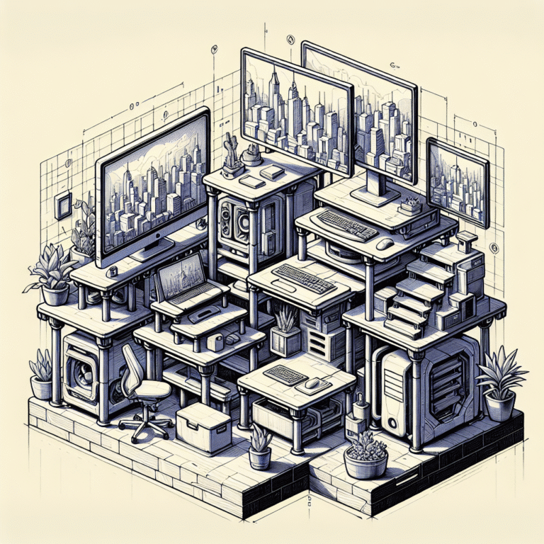 adjustable monitor risers for small spaces