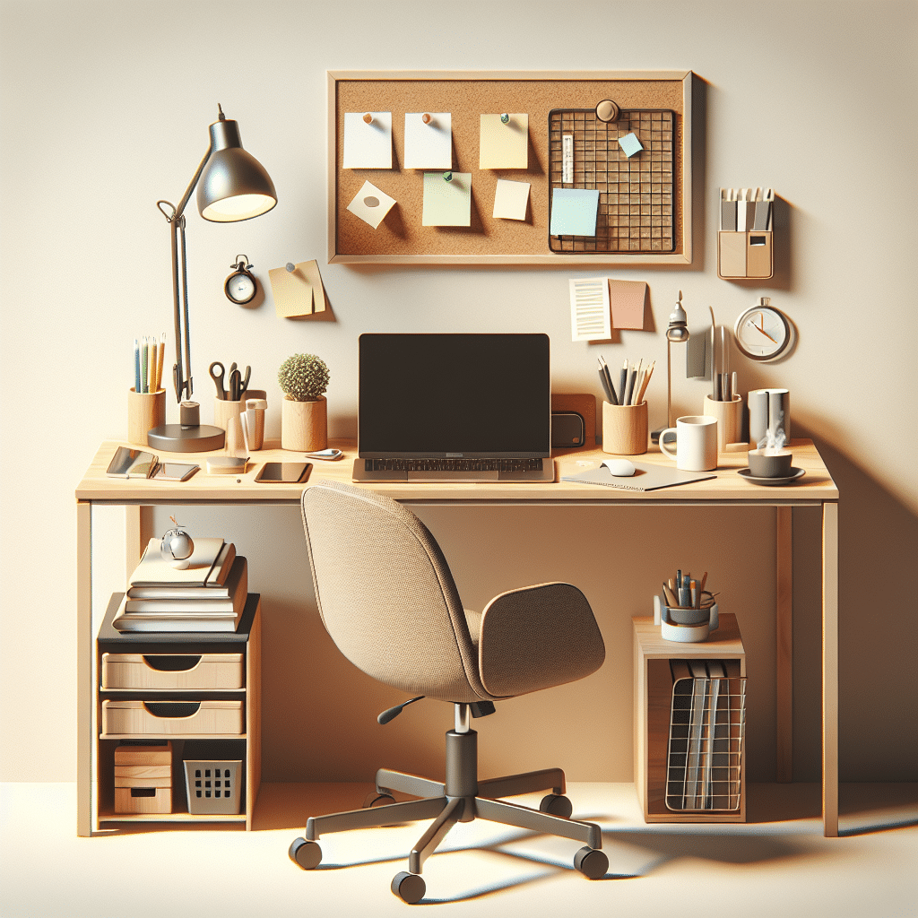 setting up a compact workspace efficiently