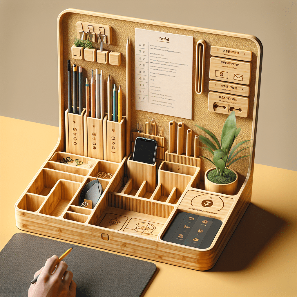 eco-friendly desk organizers for remote workers