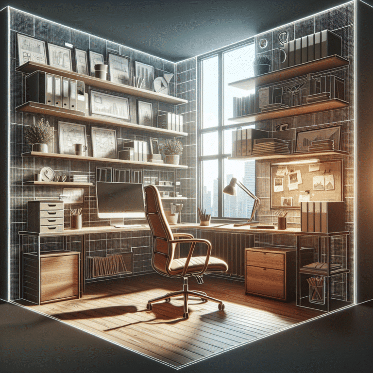 efficient home office furniture placement for maximum functionality