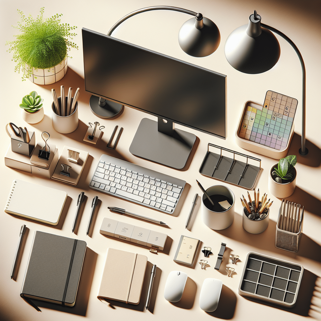 clutter-free desk accessories for small spaces