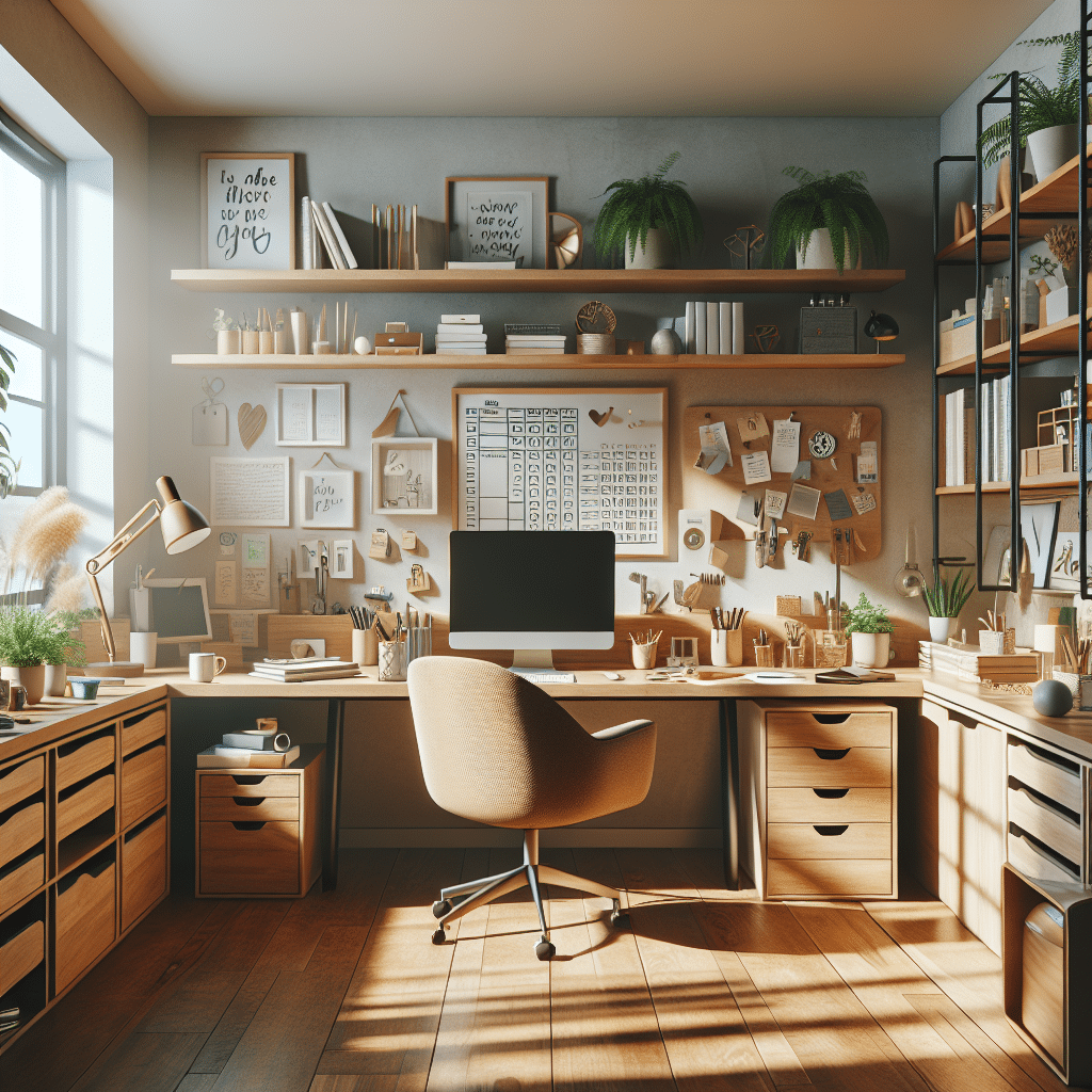 designing an inspiring workspace in your home environment