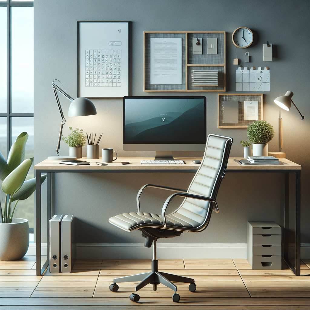 minimalist desk setup for remote workers
