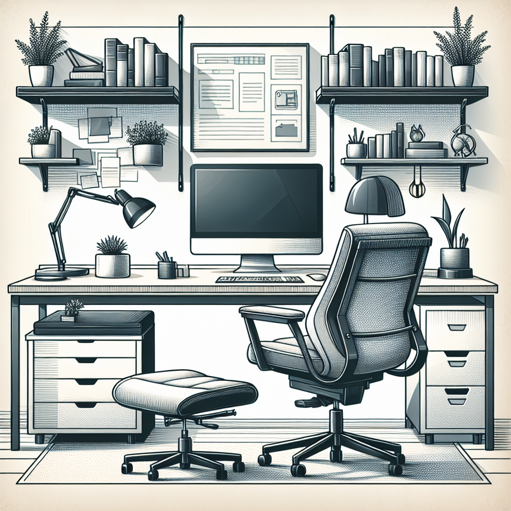 ergonomic home office layout guide