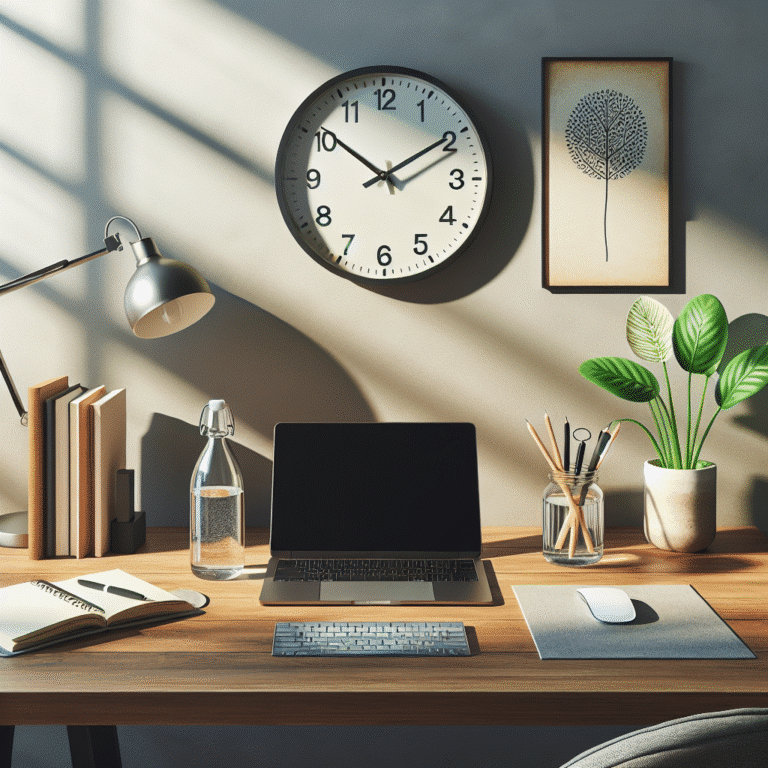 desk routines for better time management