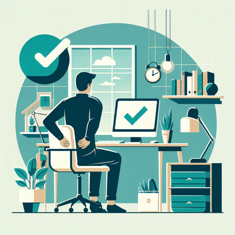preventing back pain while working from home: key strategies