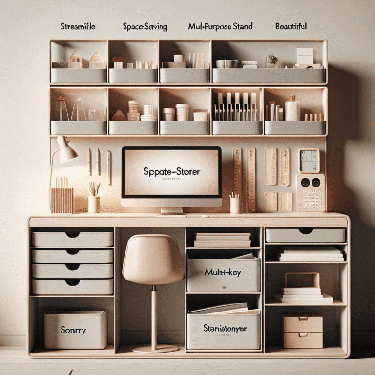 minimalist desktop storage solutions