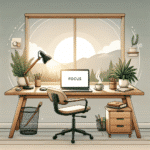 creating a comfortable workspace for focus