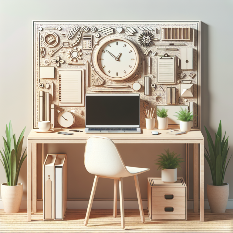 increasing concentration with a clutter-free desk