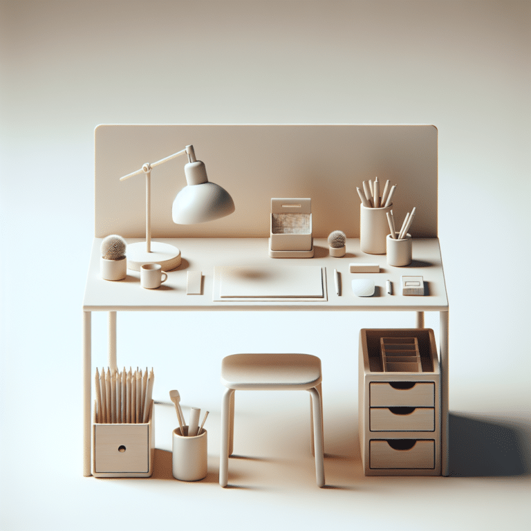 clutter-free desk accessories that fit in small spaces