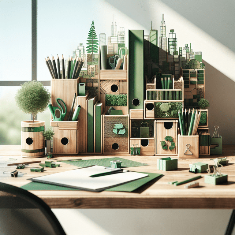 eco-friendly desk organizers for sustainable remote work