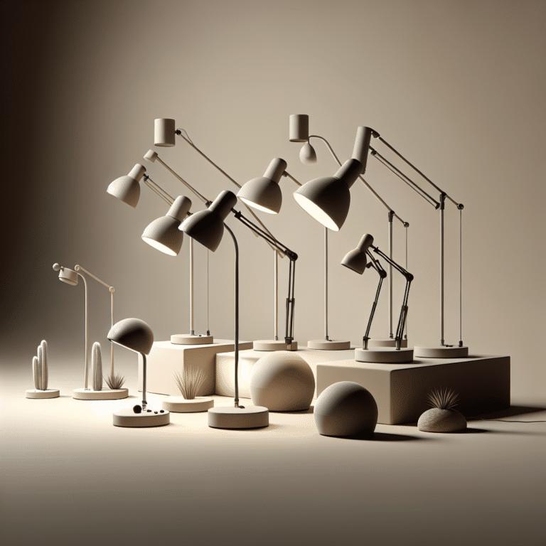 minimalist desk lamps designed for maximizing productivity